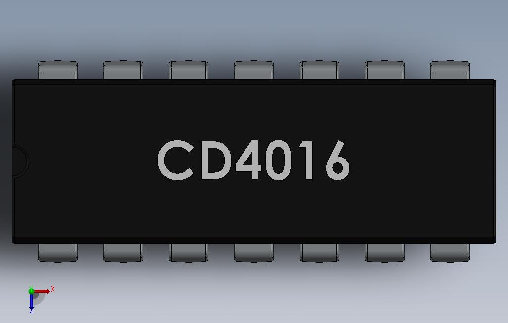 CD416DIP-14 俯视图