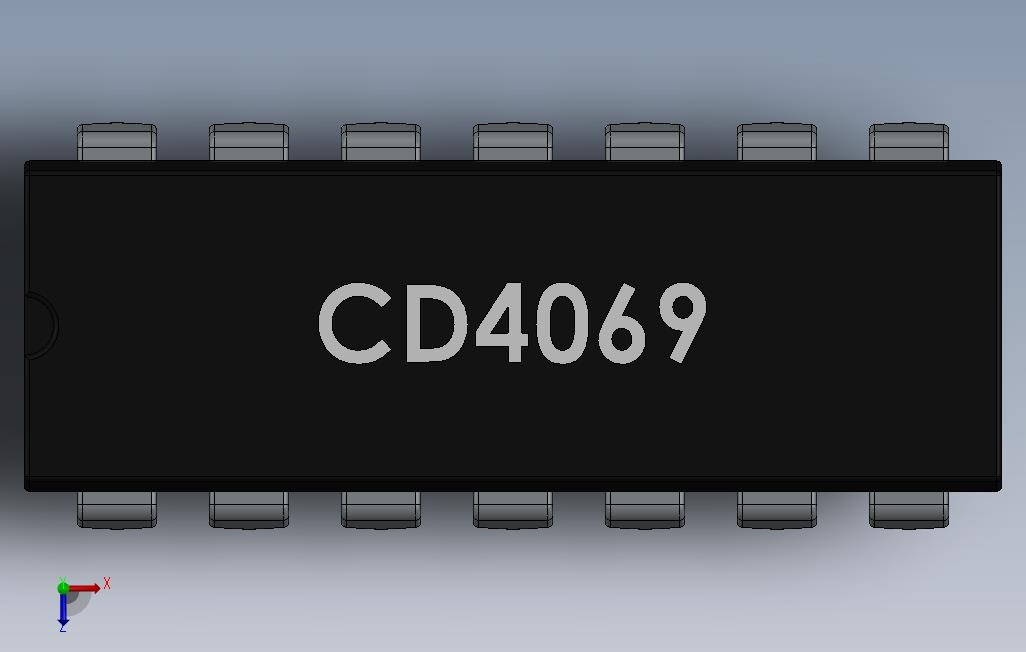 CD469DIP-14型 俯视图