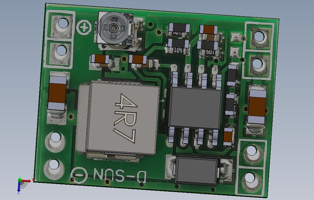 DC-DC4.5-28V至.8-2V输出3AMP1584EN降压转换器