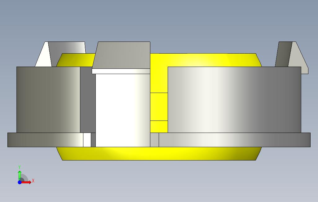 ECLM-1-3调心夹轴承_STEP_模型图纸免费下载 – 懒石网