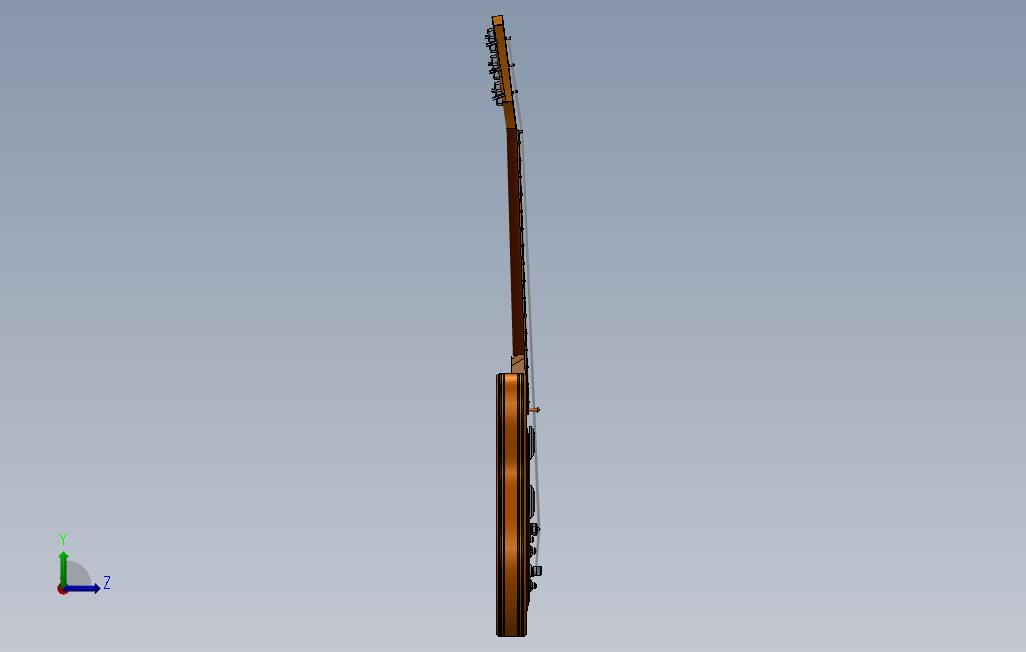 eGuitar 左侧视图