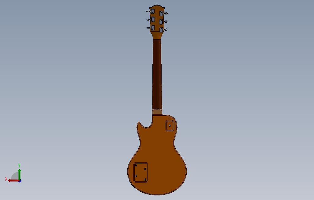 eGuitar 背面视图