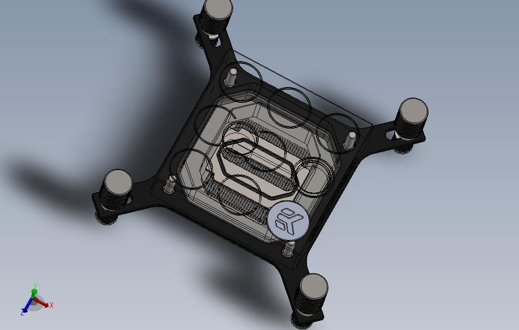 EK-CoolStreamCE42mm散热器3x14mm