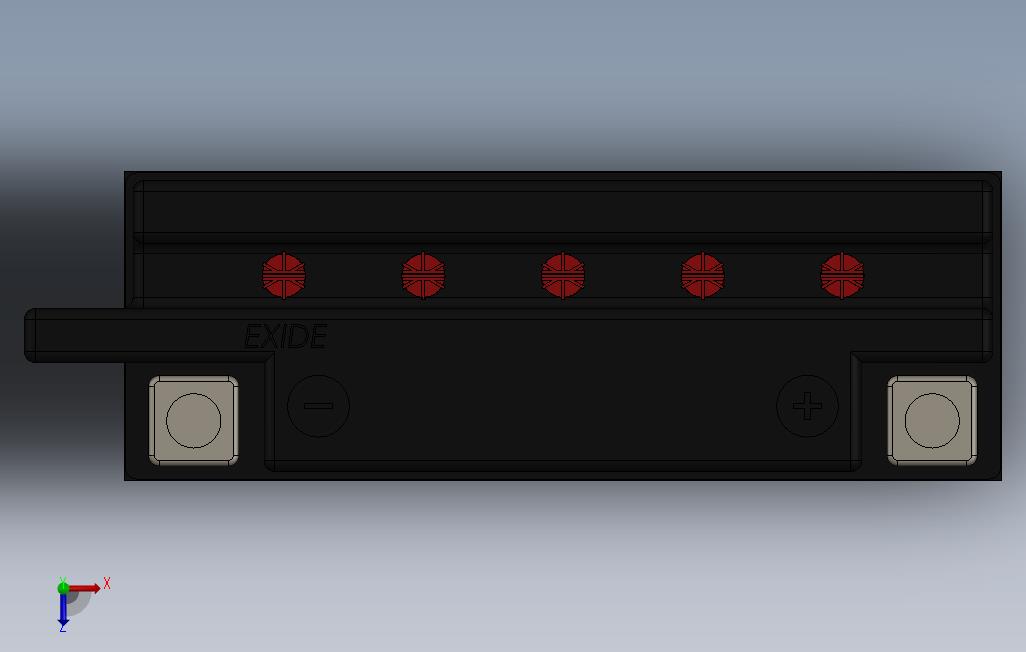 EXIDEYB16AL-A2 俯视图
