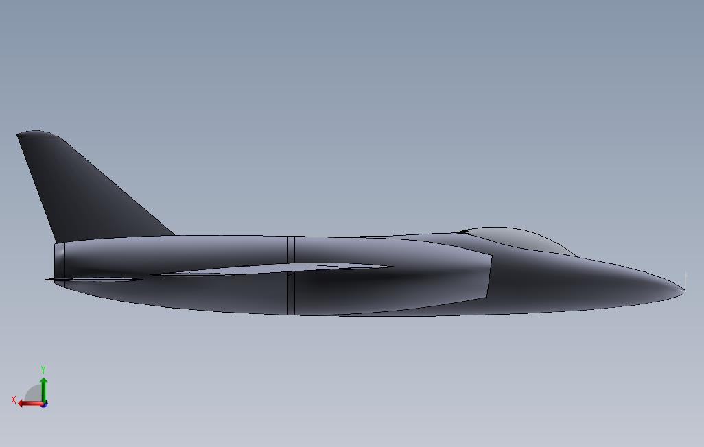 F-11虎式战斗机 背面视图