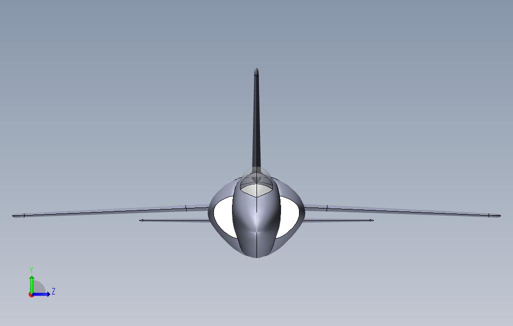 F-11虎式战斗机 左侧视图
