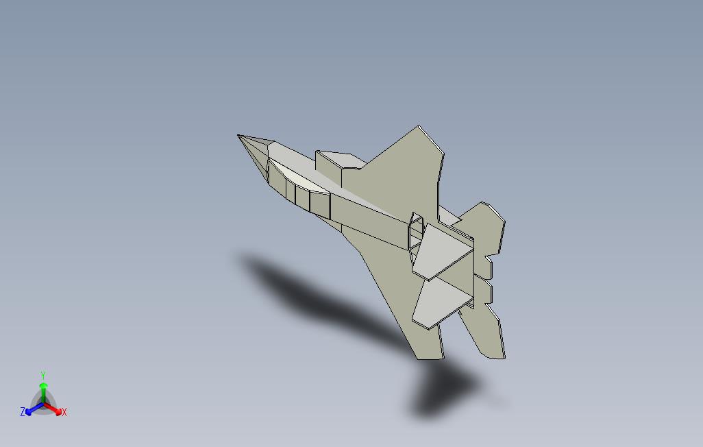 F-15EAGLE聚泡沫模型 主视图