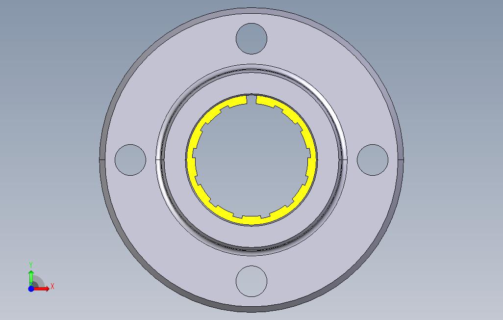FJUM-1-2法兰垫块_STEP_模型图纸免费下载 – 懒石网