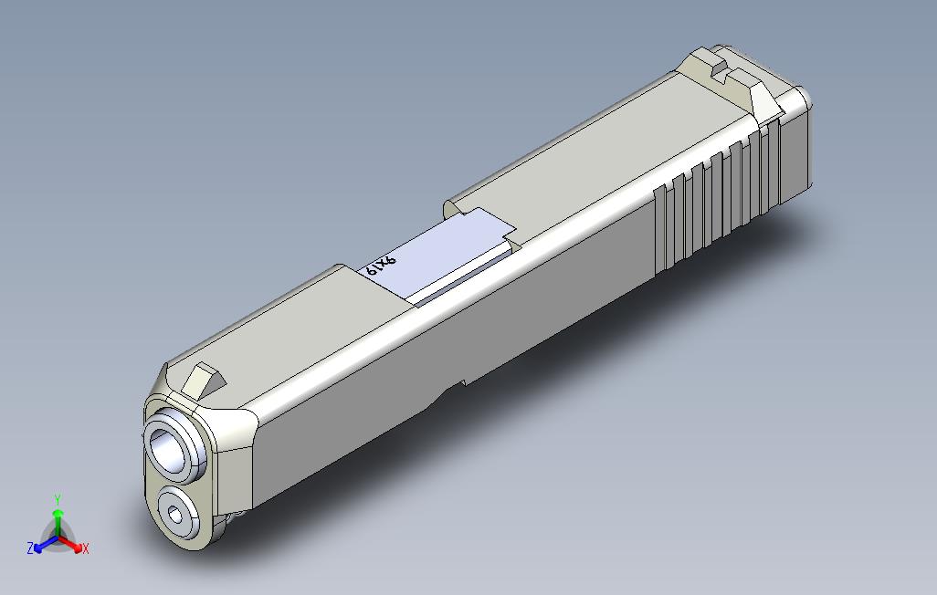 Glock26小型滑盖总成