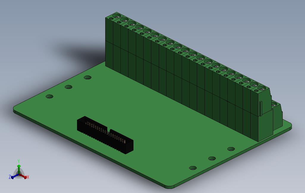 IDC4拧端子块Pcb板