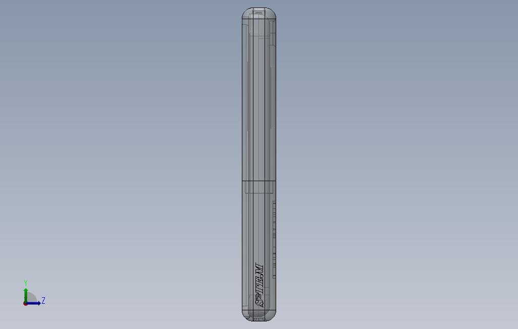 iPhone5C2部件外壳 左侧视图