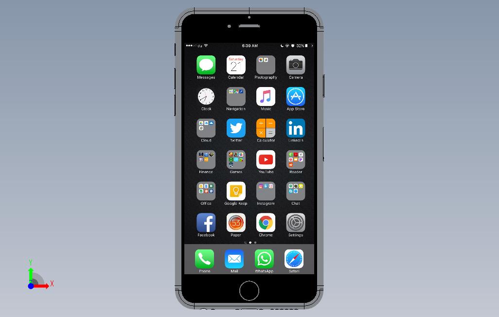 iPhone6升级版 正面视图