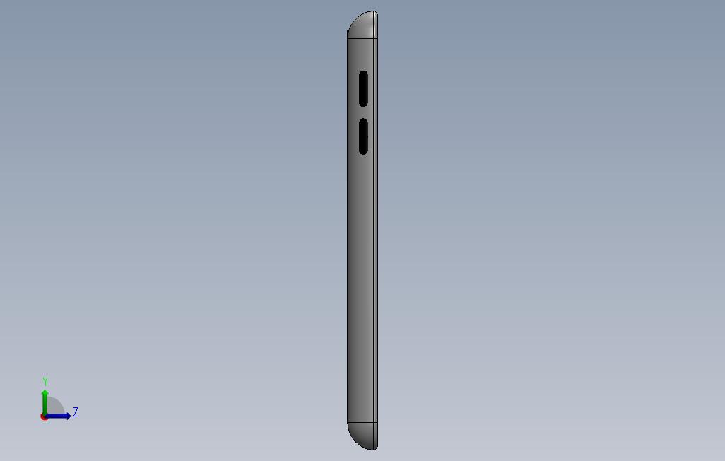 iPod触摸 左侧视图
