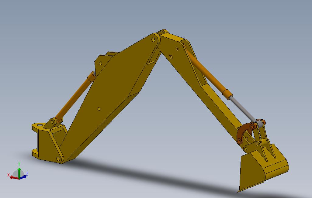 jcb反铲_SOLIDWORKS 2014_模型图纸免费下载 – 懒石网
