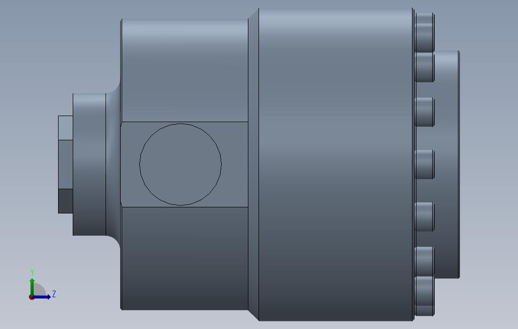 K52-U53减压器 左侧视图
