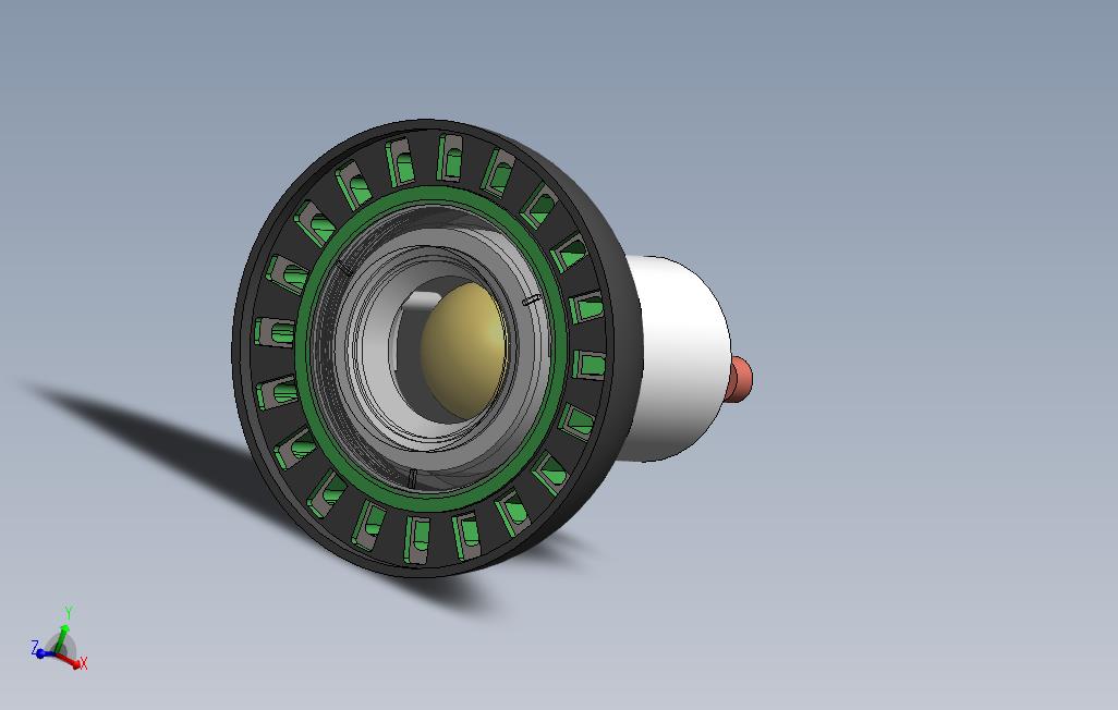 led射灯_SOLIDWORKS 2011_模型图纸免费下载 – 懒石网