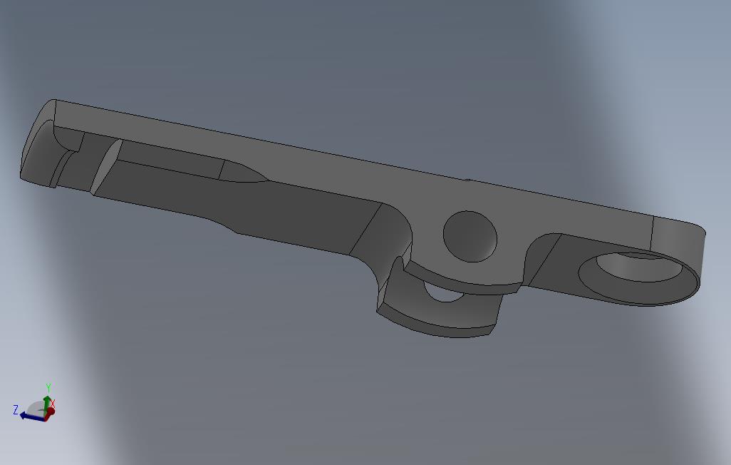 M4A1-螺栓托架-螺栓-不带锁止片的放大拔取器