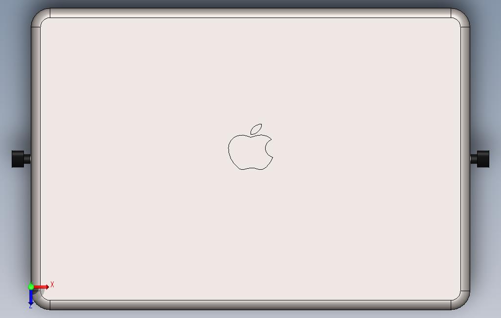 Macbook表 俯视图