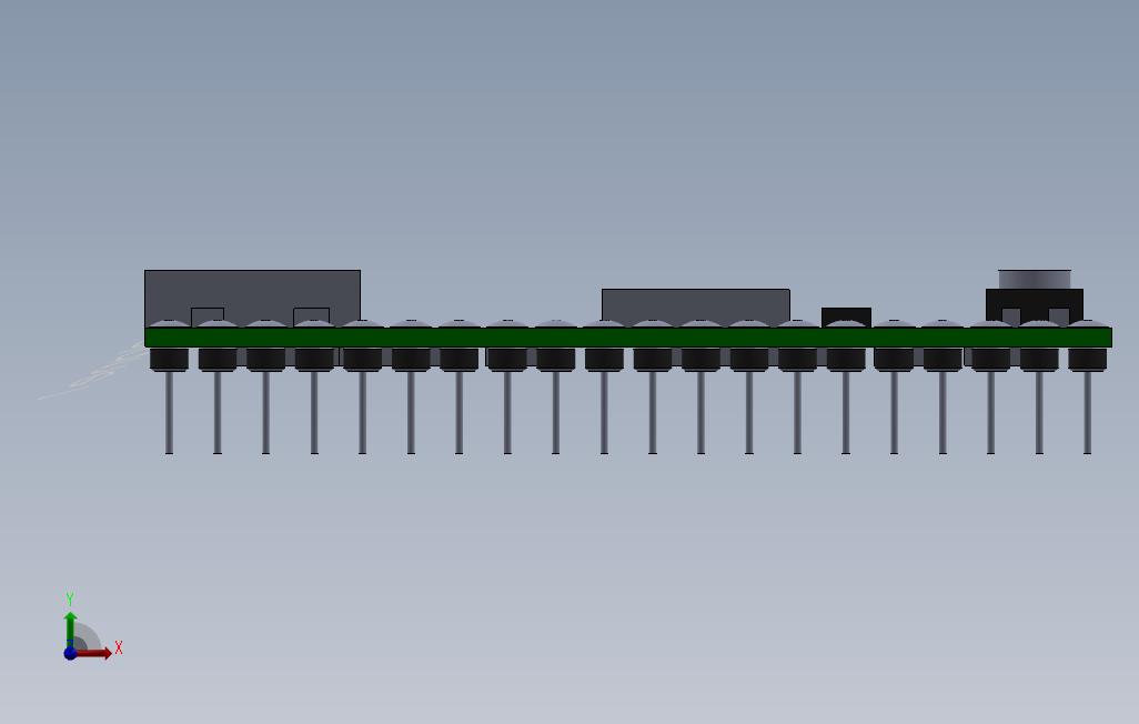 MINI-32微控制器3.3v 正面视图