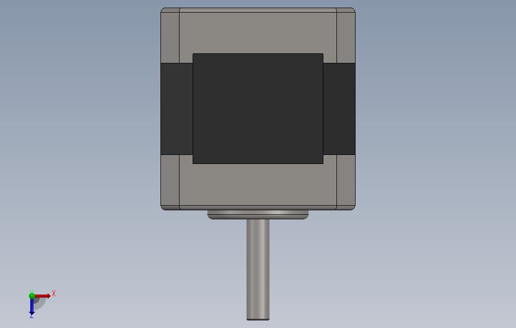 Nema17带滑轮-3D打印机CNC 俯视图