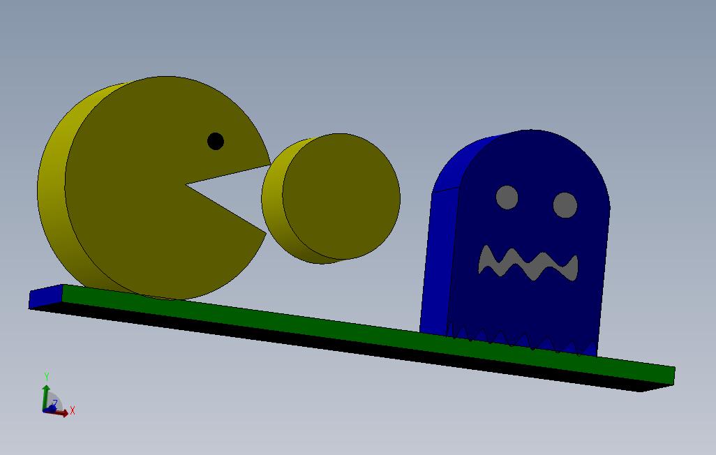 Pacman桌面模型
