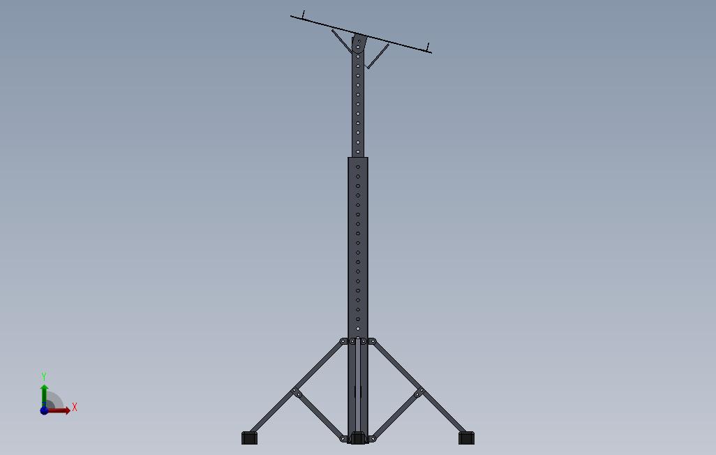 PortableSolarPanelstand 正面视图