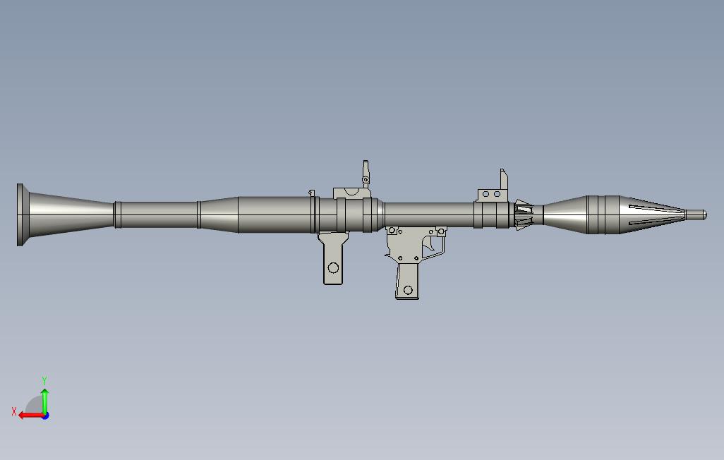 RPG-7型_STEP_模型图纸免费下载 – 懒石网