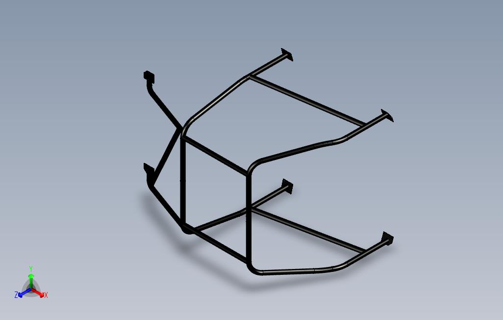 SchmidtGoerke为LeylandMini设计的Rollcage 主视图
