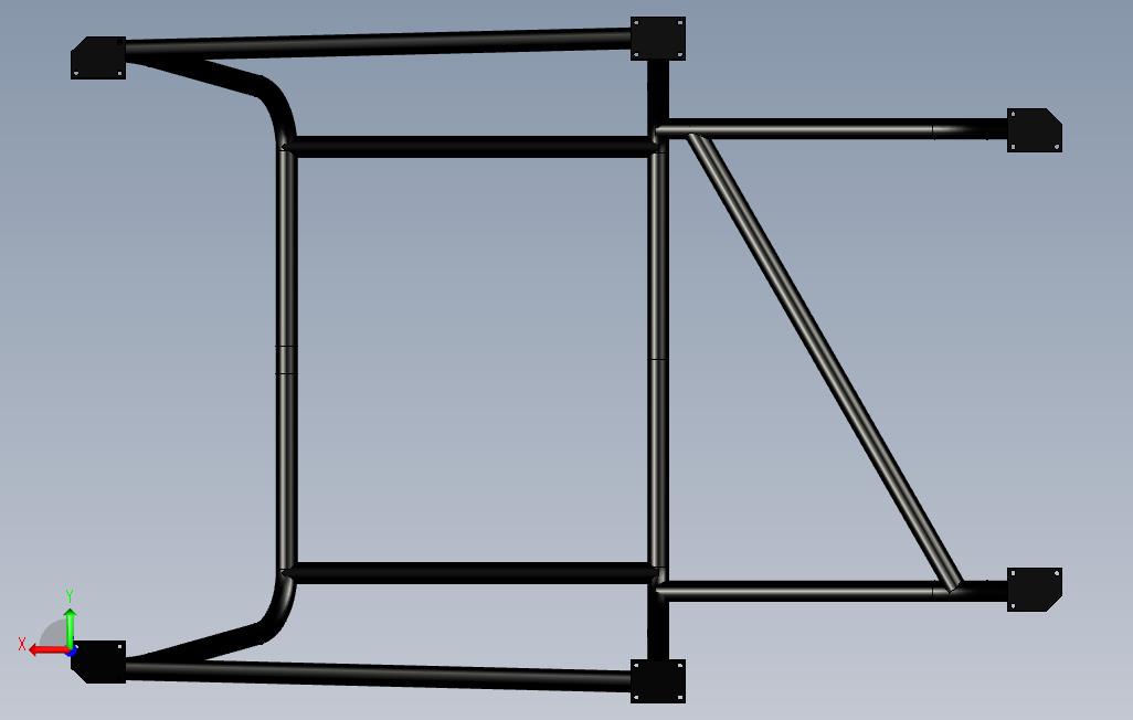 SchmidtGoerke为LeylandMini设计的Rollcage 背面视图