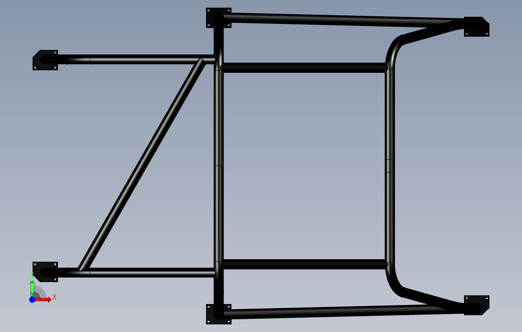SchmidtGoerke为LeylandMini设计的Rollcage 正面视图