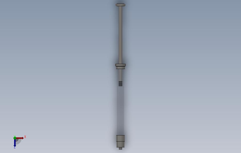SGE1MDF-LL-GT气体紧闭注射器1mL 俯视图