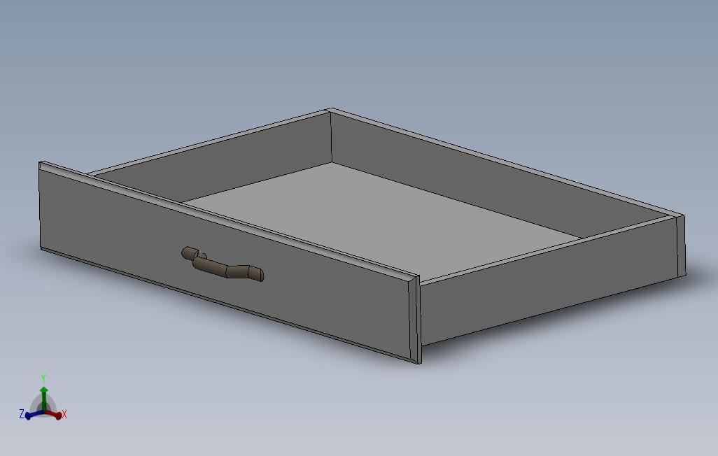 Solidworks212带抽屉和细木工的橱柜