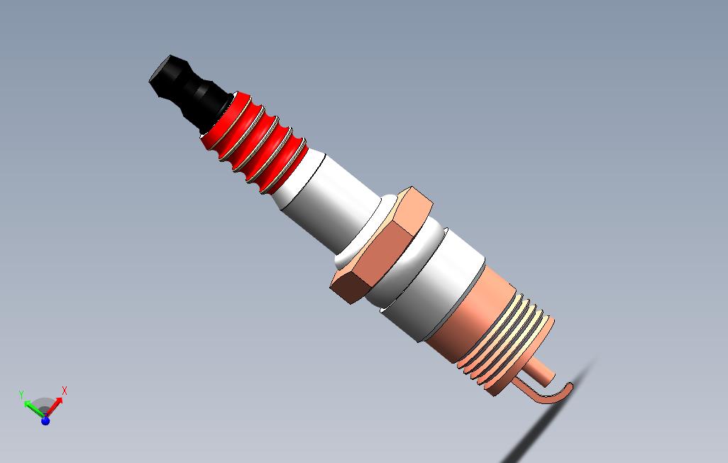solidworks中的火花塞