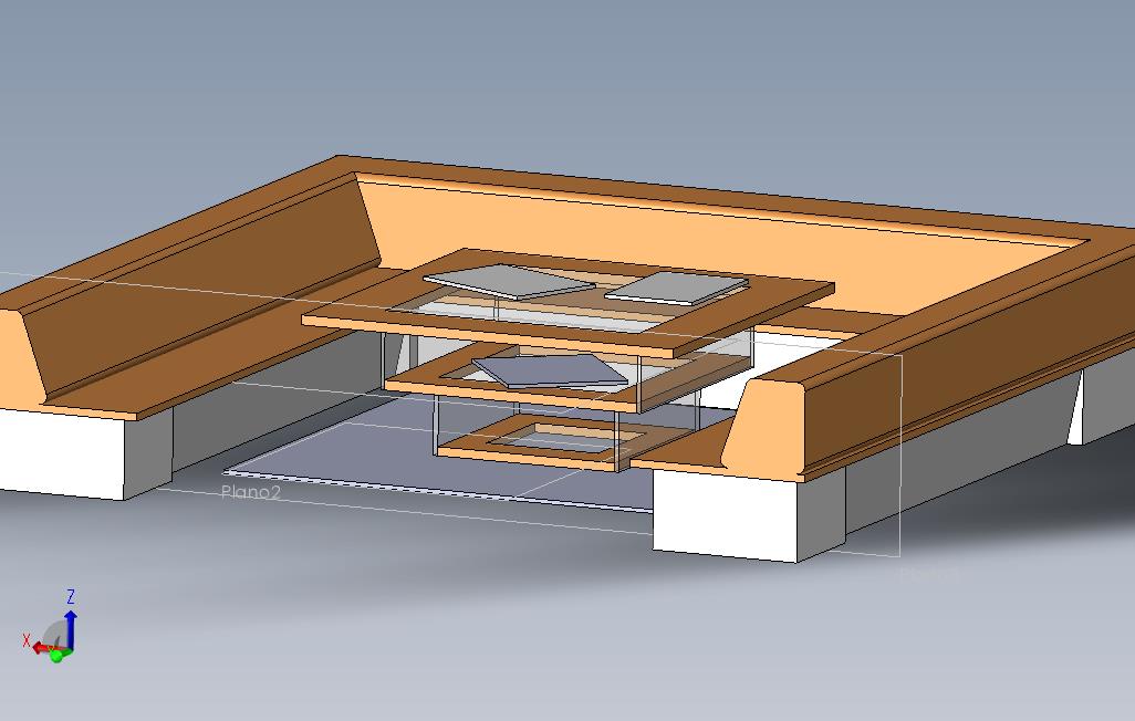 solidworks中的设计：平台表