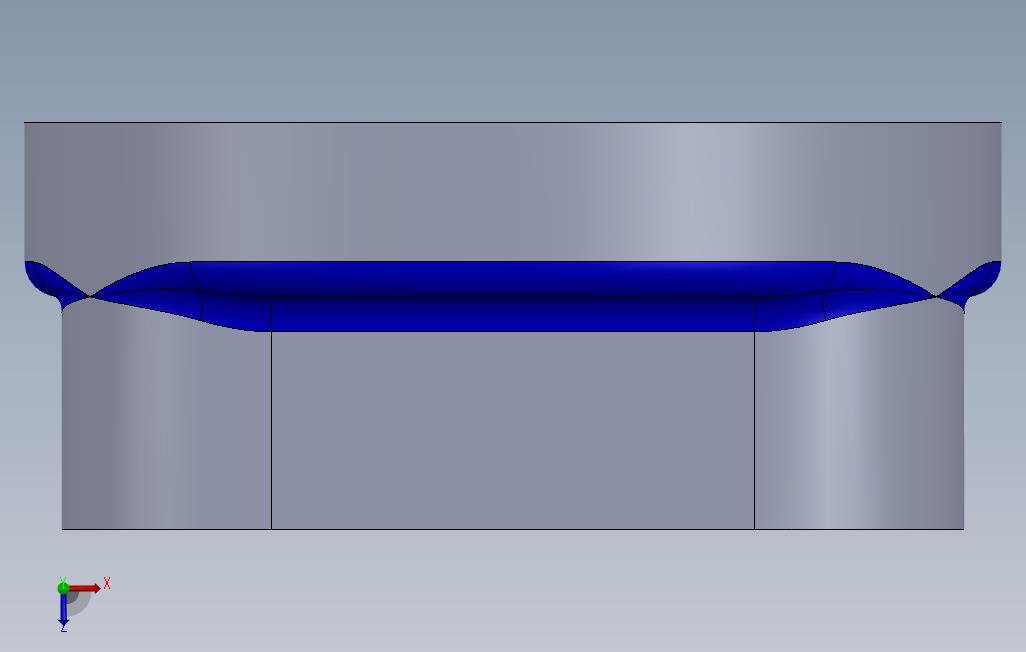 Solidworks实践模型 俯视图