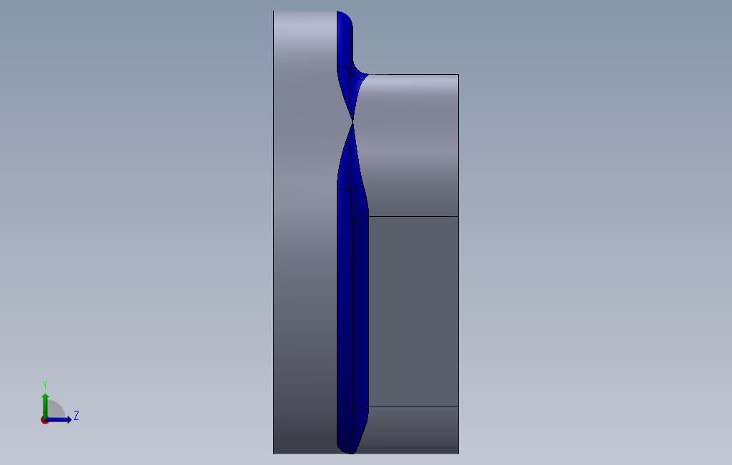 Solidworks实践模型 左侧视图