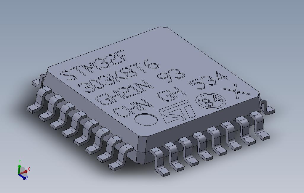 STM32LQFP32封装MCU