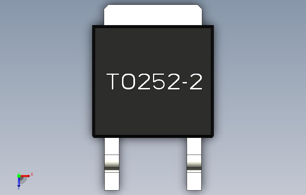 TO252-2-4.57-6.73-7.36 俯视图