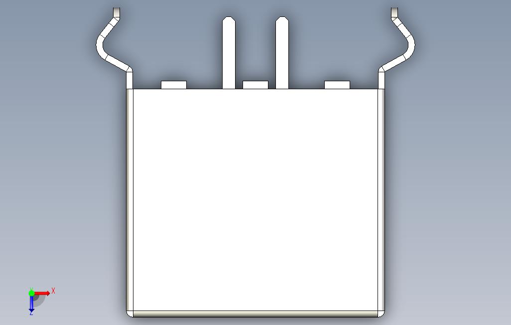 USB-BUSB2.插座连接器4位置通过孔，直角_STEP_模型图纸免费下载 – 懒石网