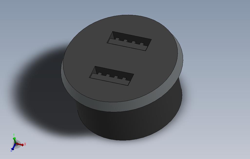 USB端口_SOLIDWORKS 2017_模型图纸免费下载 – 懒石网