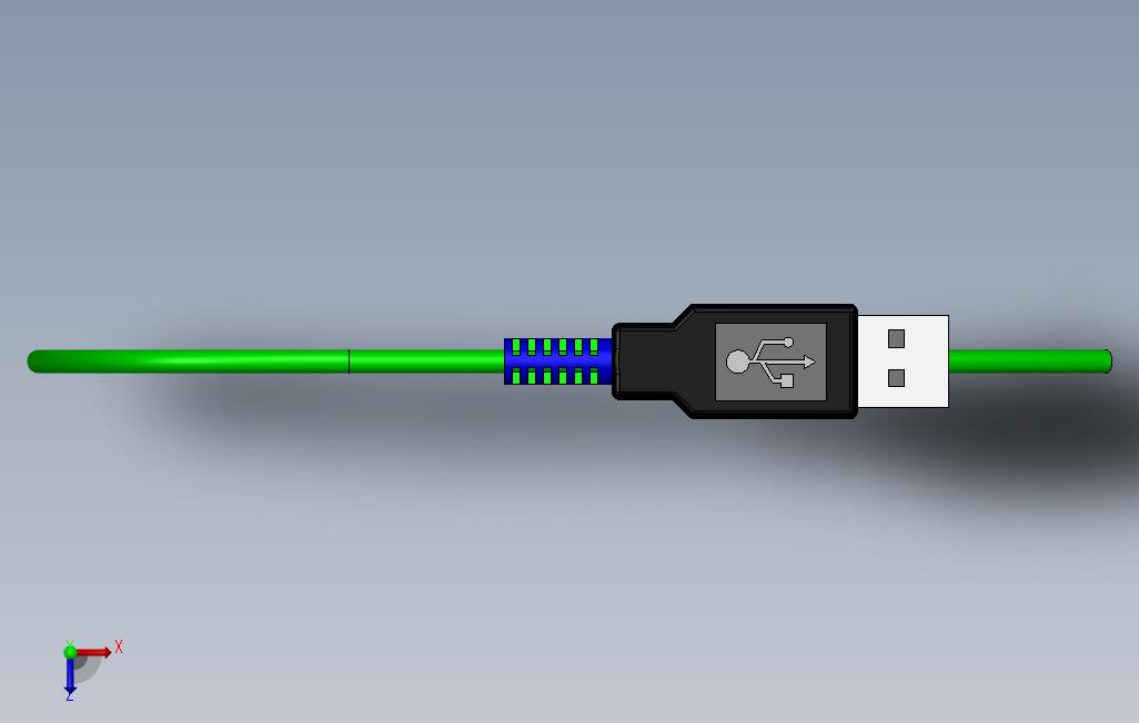 Usb_SOLIDWORKS 2008_模型图纸免费下载 – 懒石网