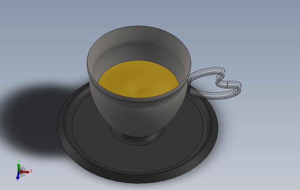 一杯咖啡和茶