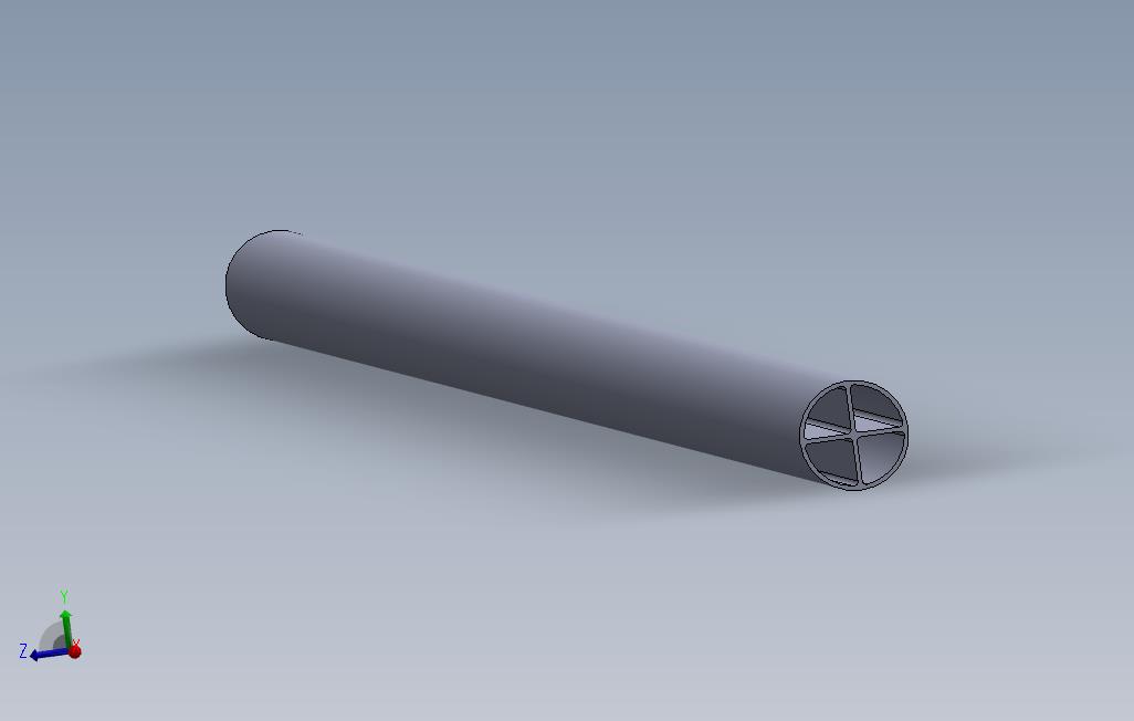 与内部神经的圆形轮廓