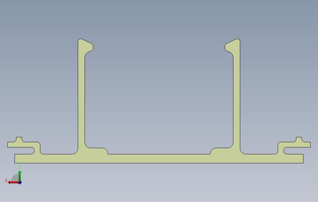 中间支架 背面视图