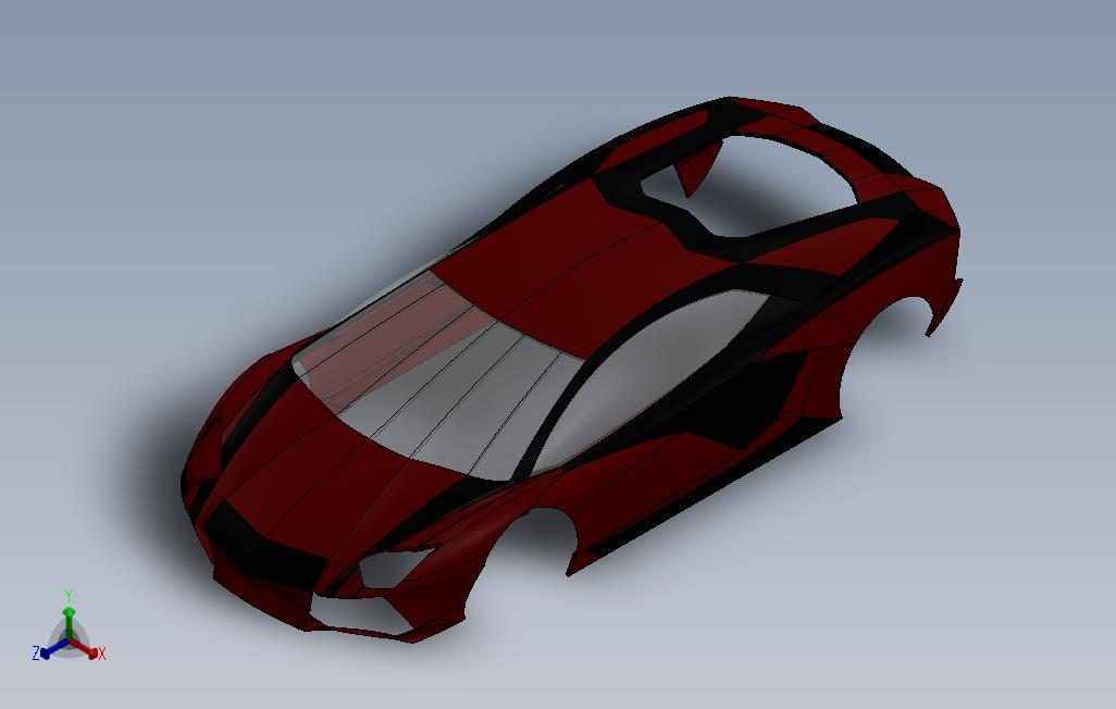 兰博基尼Aventador身体