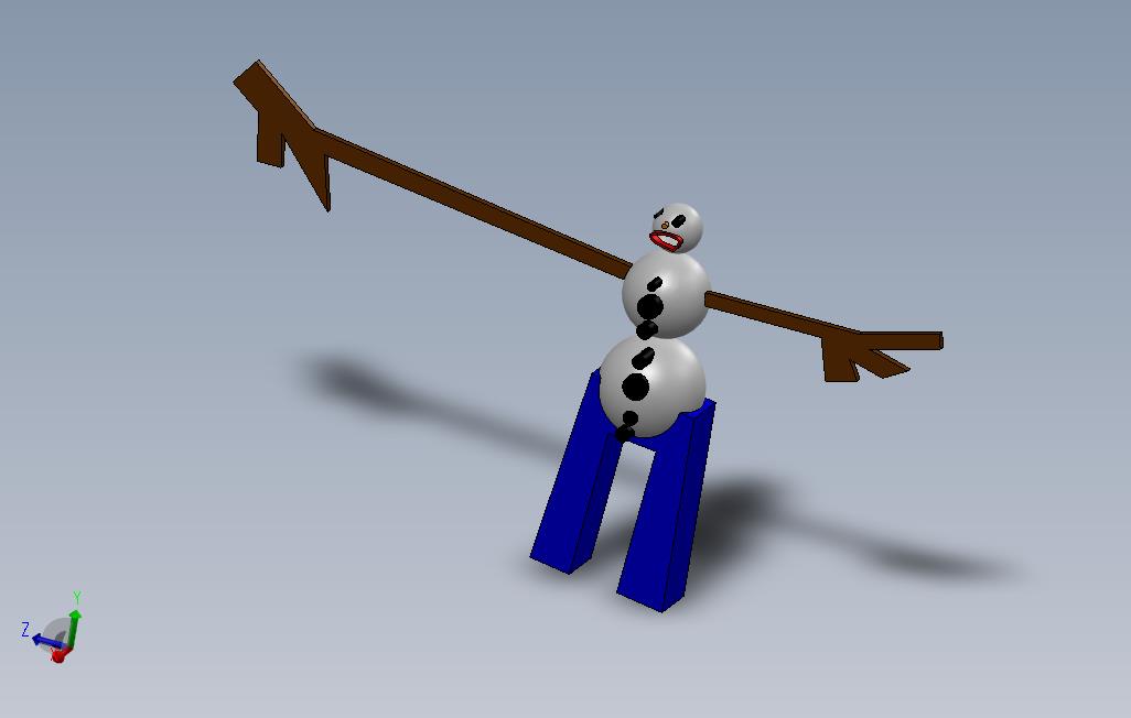 冻人吃雪人