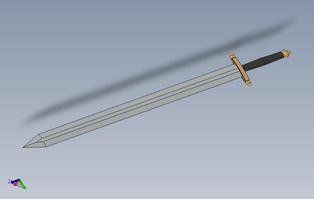剑组件模型