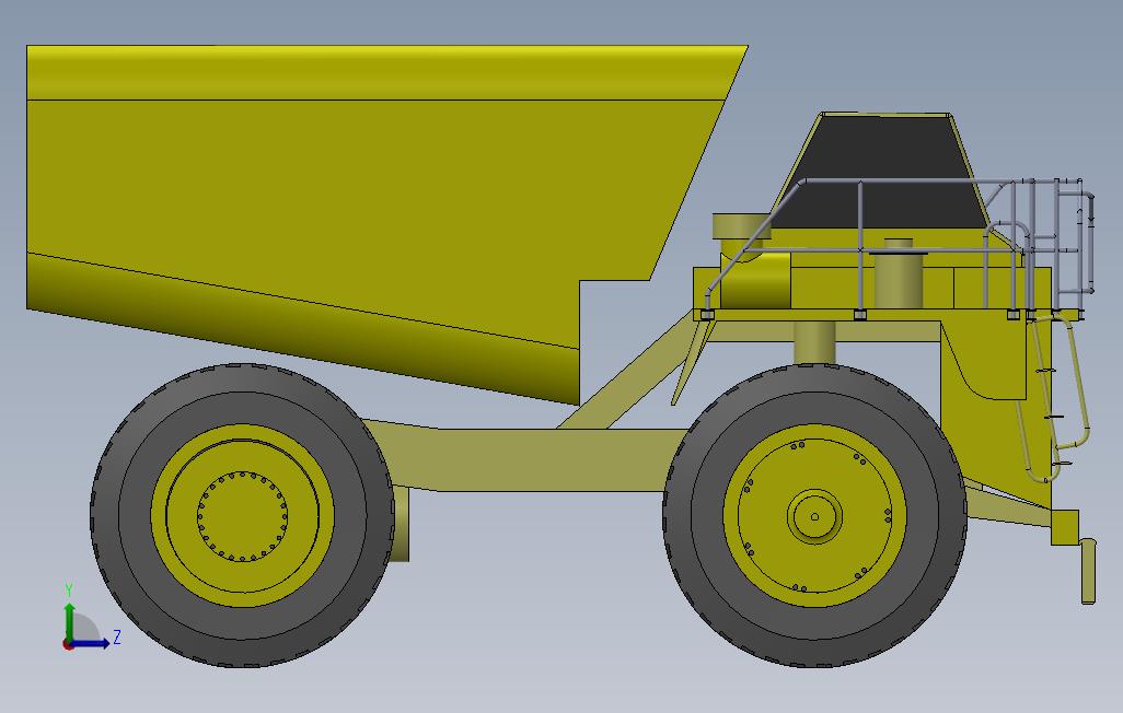 卡特彼勒773E水车_SOLIDWORKS 2016_模型图纸免费下载 – 懒石网