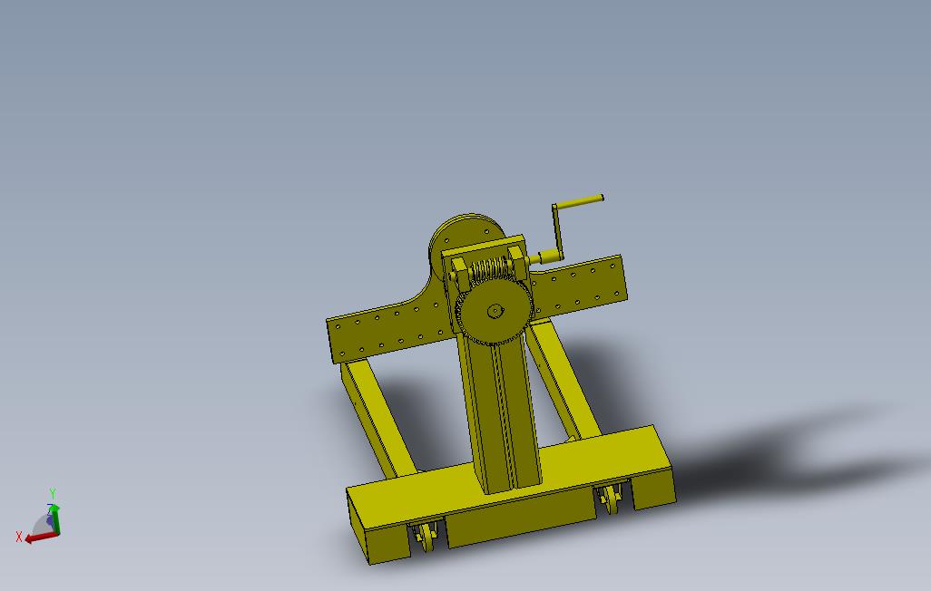 发动机咀嚼台车