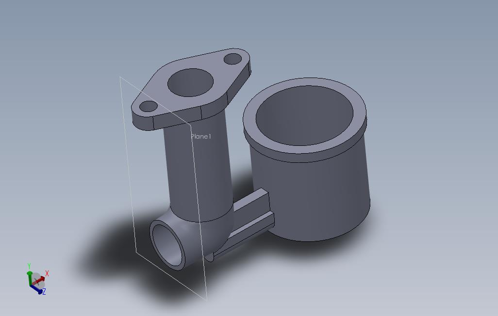 只是我的第一个solidworks模型。